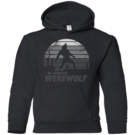 Sweatshirts Black / YS Werewolf Sun Set Youth Hoodie