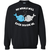 Sweatshirts Black / Small Whals Crewneck Sweatshirt