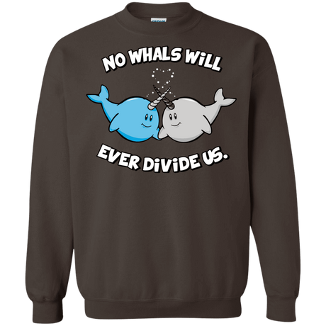Sweatshirts Dark Chocolate / Small Whals Crewneck Sweatshirt