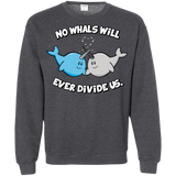 Sweatshirts Dark Heather / Small Whals Crewneck Sweatshirt