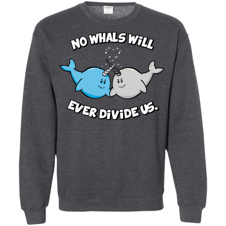 Sweatshirts Dark Heather / Small Whals Crewneck Sweatshirt