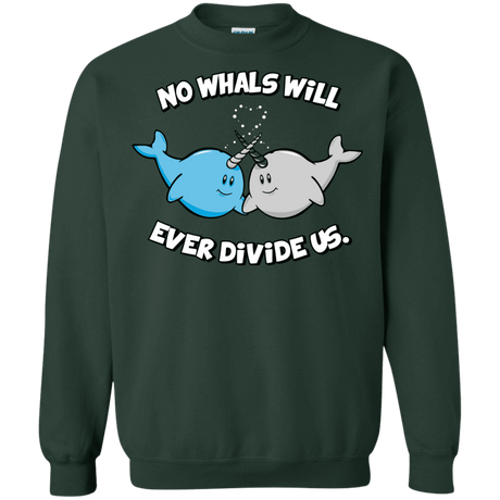 Sweatshirts Forest Green / Small Whals Crewneck Sweatshirt
