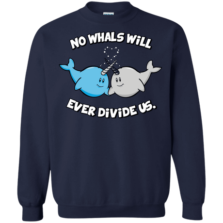 Sweatshirts Navy / Small Whals Crewneck Sweatshirt