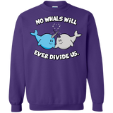 Sweatshirts Purple / Small Whals Crewneck Sweatshirt