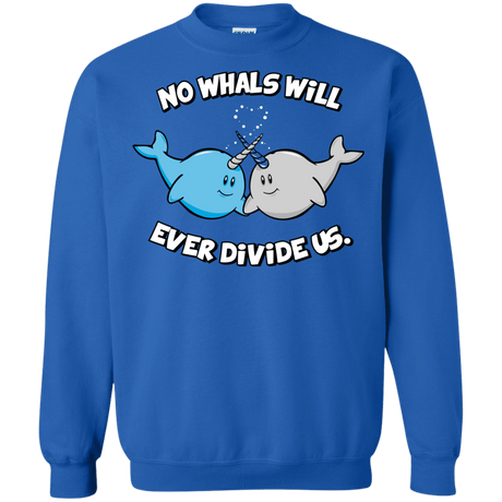 Sweatshirts Royal / Small Whals Crewneck Sweatshirt