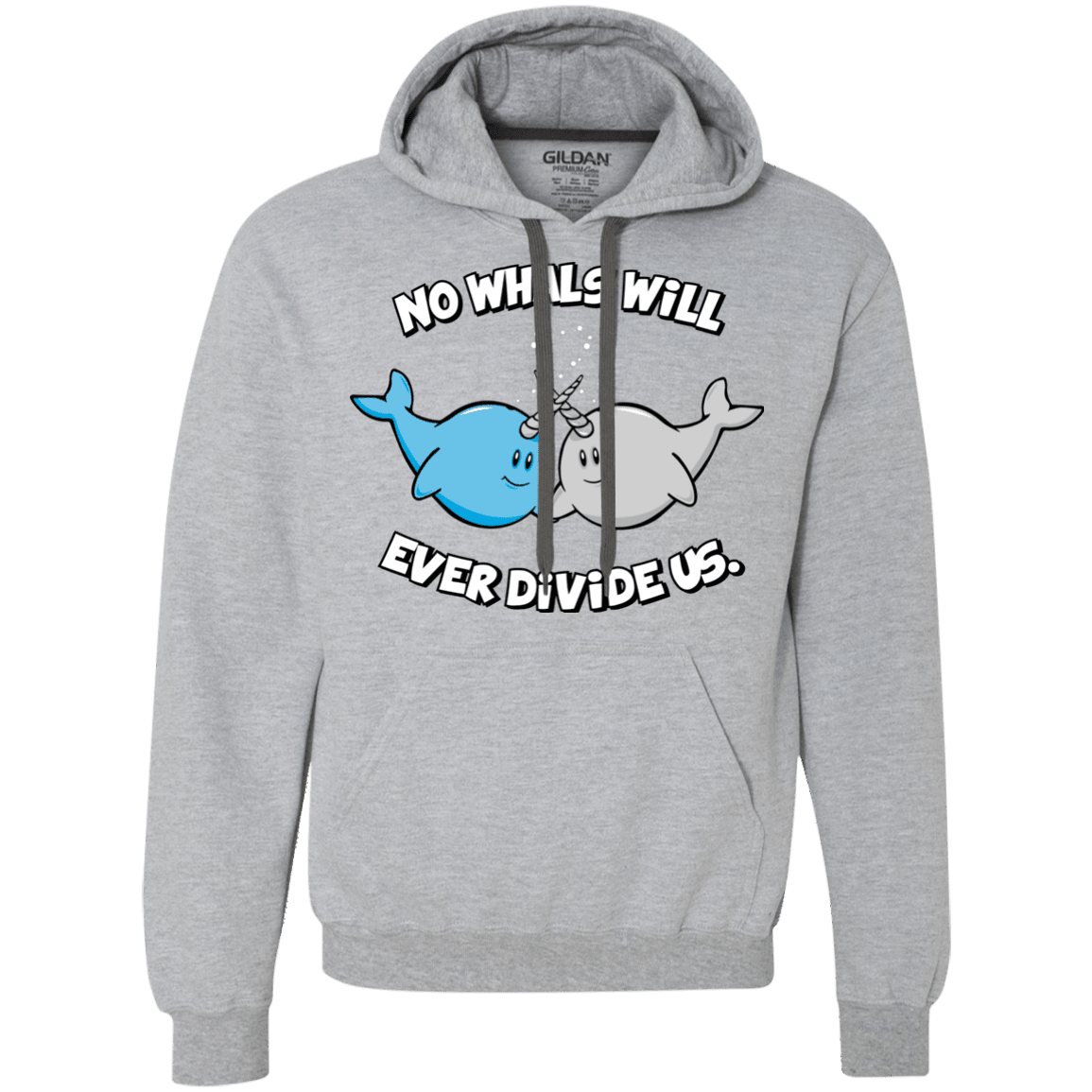 Sweatshirts Sport Grey / Small Whals Premium Fleece Hoodie