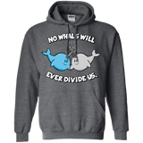 Sweatshirts Dark Heather / Small Whals Pullover Hoodie