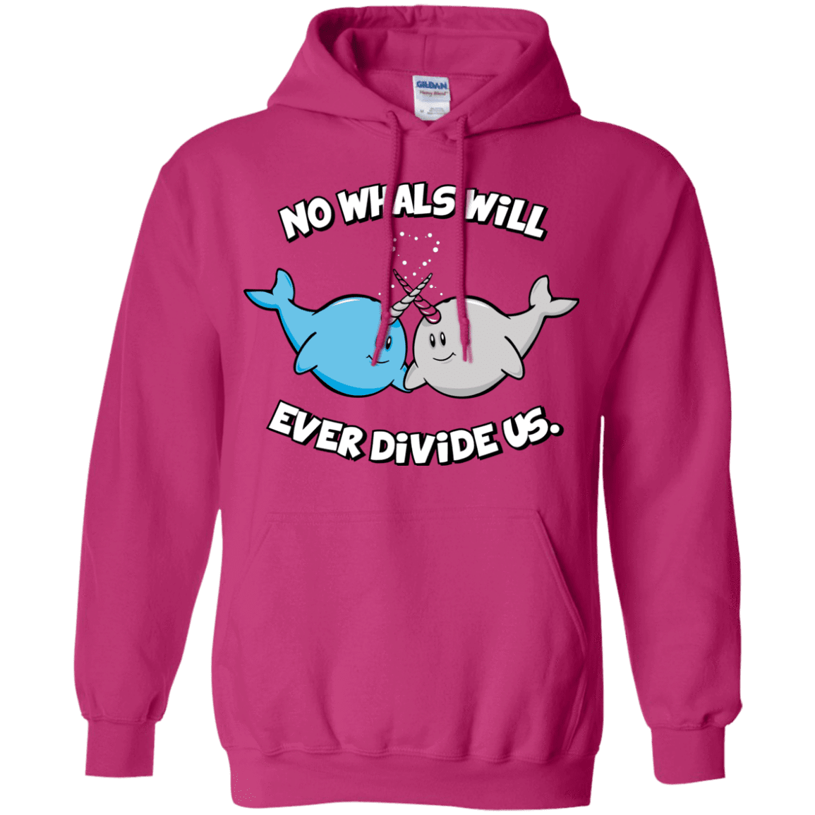 Sweatshirts Heliconia / Small Whals Pullover Hoodie