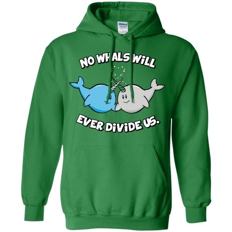 Sweatshirts Irish Green / Small Whals Pullover Hoodie