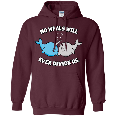 Sweatshirts Maroon / Small Whals Pullover Hoodie