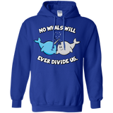 Sweatshirts Royal / Small Whals Pullover Hoodie