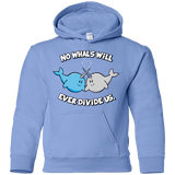 Sweatshirts Carolina Blue / YS Whals Youth Hoodie