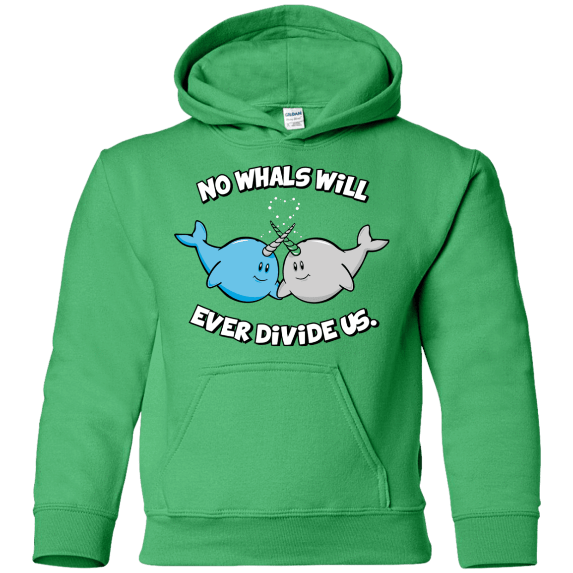 Sweatshirts Irish Green / YS Whals Youth Hoodie