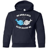 Sweatshirts Navy / YS Whals Youth Hoodie