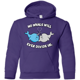 Sweatshirts Purple / YS Whals Youth Hoodie