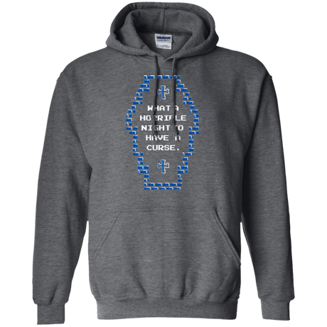 Sweatshirts Dark Heather / Small What a Horrible Night Pullover Hoodie