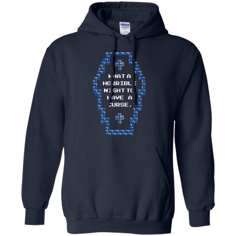 Sweatshirts Navy / Small What a Horrible Night Pullover Hoodie