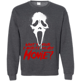 Sweatshirts Dark Heather / S What's Your Favorite Scary Movie Crewneck Sweatshirt