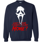 Sweatshirts Navy / S What's Your Favorite Scary Movie Crewneck Sweatshirt