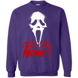 Sweatshirts Purple / S What's Your Favorite Scary Movie Crewneck Sweatshirt