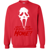 Sweatshirts Red / S What's Your Favorite Scary Movie Crewneck Sweatshirt