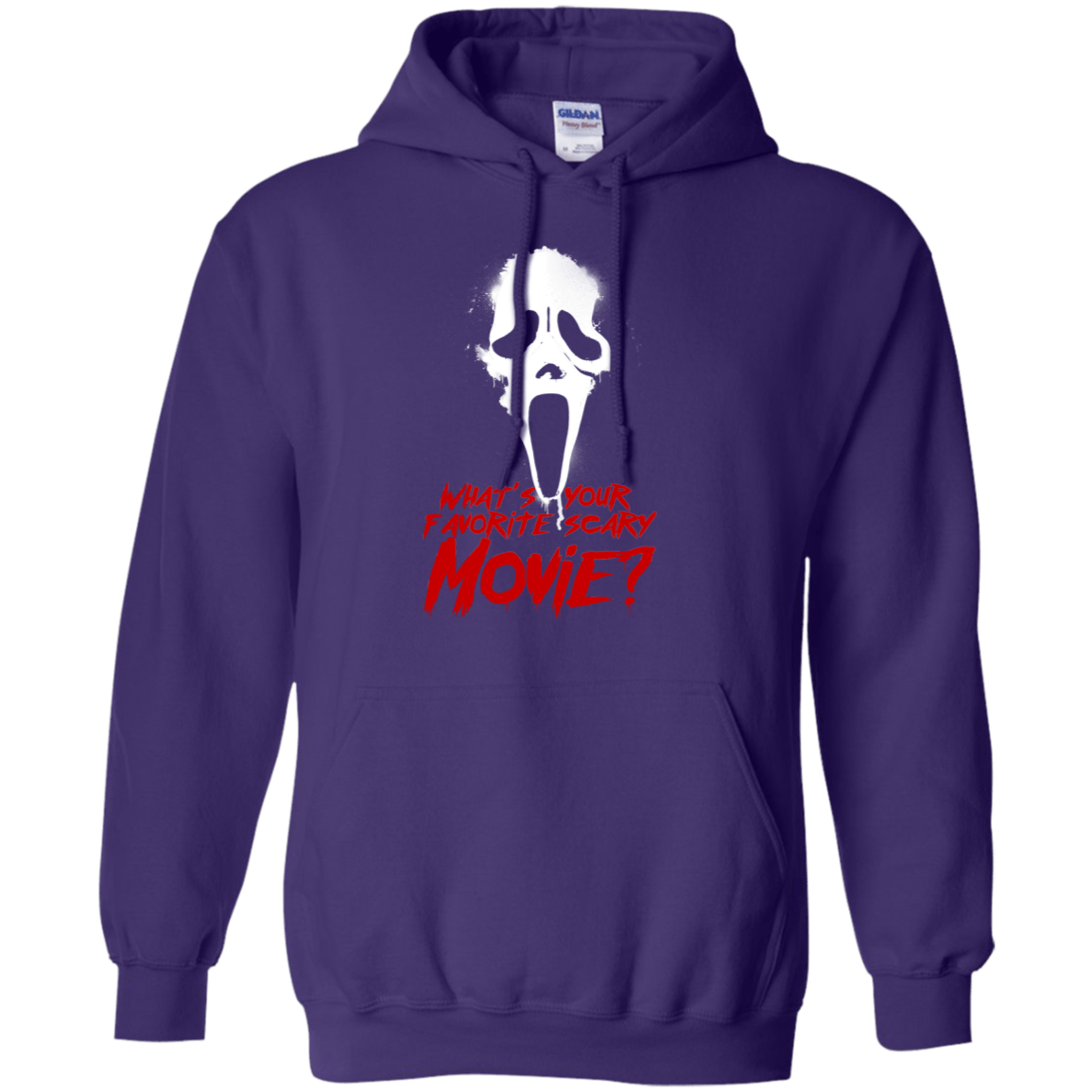 Sweatshirts Purple / S What's Your Favorite Scary Movie Pullover Hoodie