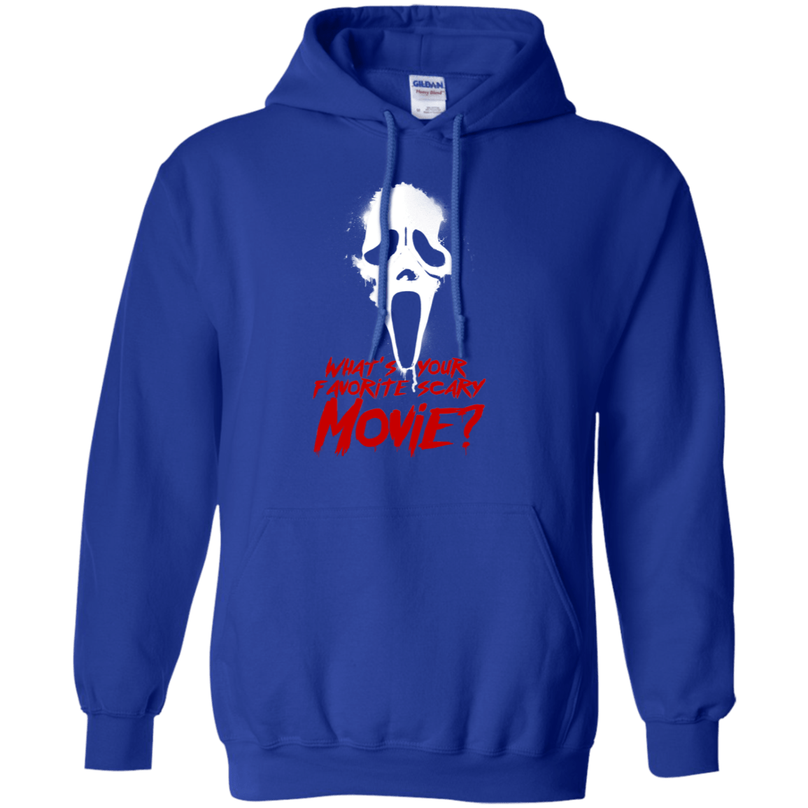 Sweatshirts Royal / S What's Your Favorite Scary Movie Pullover Hoodie