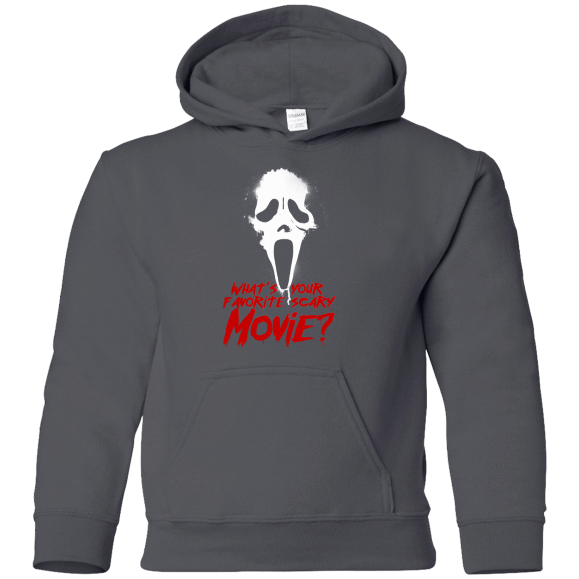 Sweatshirts Charcoal / YS What's Your Favorite Scary Movie Youth Hoodie
