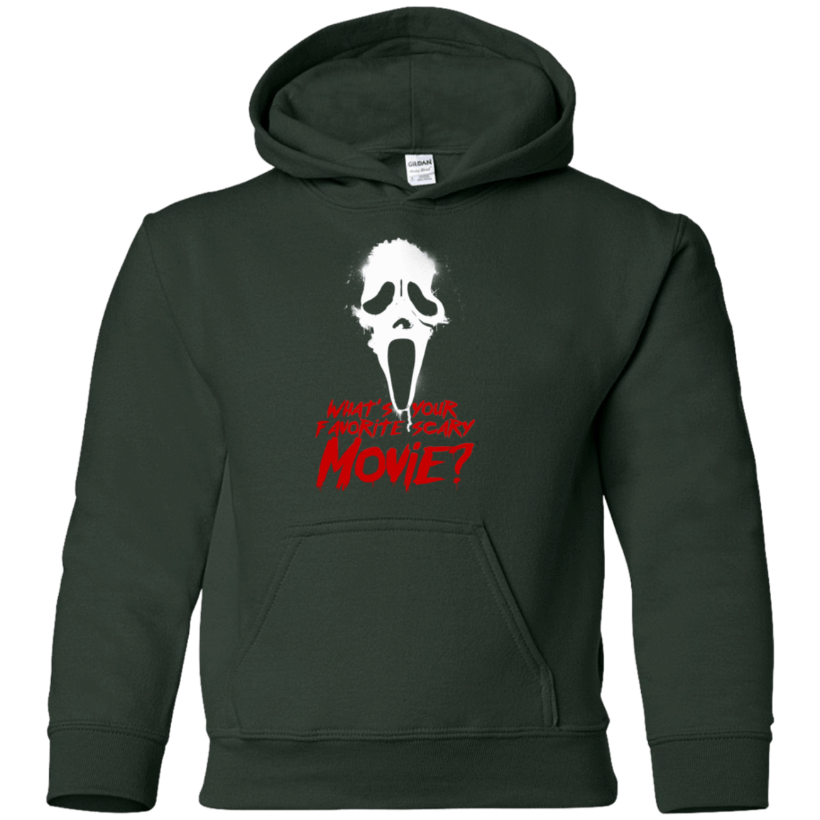 Sweatshirts Forest Green / YS What's Your Favorite Scary Movie Youth Hoodie