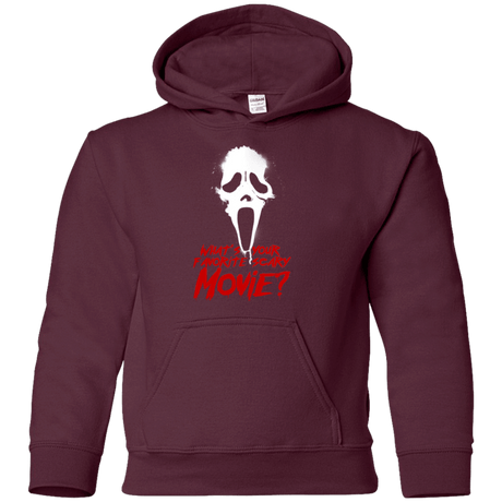 Sweatshirts Maroon / YS What's Your Favorite Scary Movie Youth Hoodie