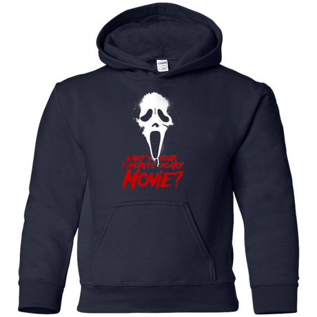 Sweatshirts Navy / YS What's Your Favorite Scary Movie Youth Hoodie