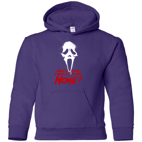 Sweatshirts Purple / YS What's Your Favorite Scary Movie Youth Hoodie