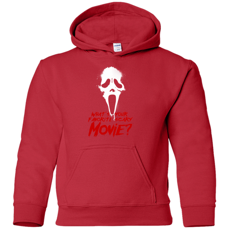 Sweatshirts Red / YS What's Your Favorite Scary Movie Youth Hoodie