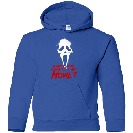 Sweatshirts Royal / YS What's Your Favorite Scary Movie Youth Hoodie