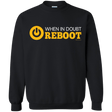 Sweatshirts Black / Small When In Doubt Reboot Crewneck Sweatshirt