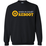 Sweatshirts Black / Small When In Doubt Reboot Crewneck Sweatshirt