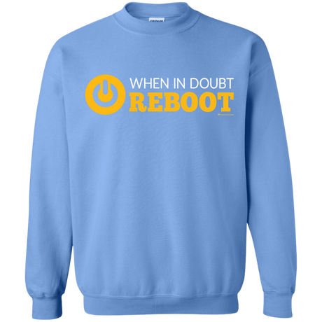 Sweatshirts Carolina Blue / Small When In Doubt Reboot Crewneck Sweatshirt