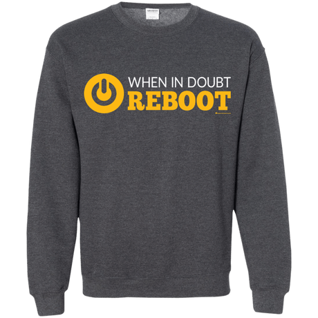 Sweatshirts Dark Heather / Small When In Doubt Reboot Crewneck Sweatshirt