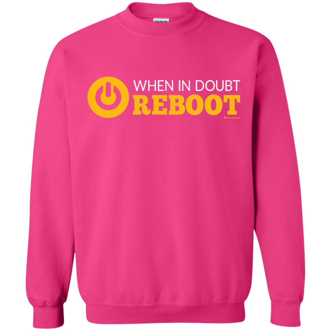 Sweatshirts Heliconia / Small When In Doubt Reboot Crewneck Sweatshirt