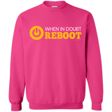 Sweatshirts Heliconia / Small When In Doubt Reboot Crewneck Sweatshirt