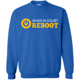 Sweatshirts Royal / Small When In Doubt Reboot Crewneck Sweatshirt