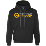 Sweatshirts Black / Small When In Doubt Reboot Premium Fleece Hoodie