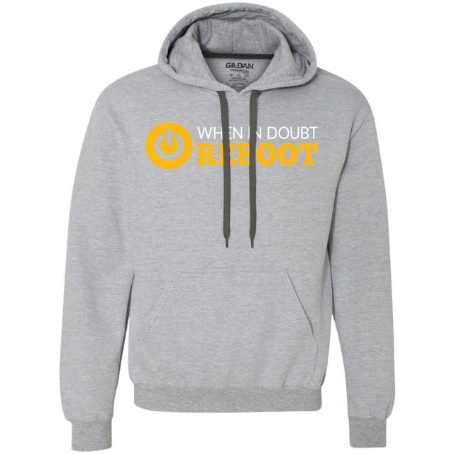 Sweatshirts Sport Grey / Small When In Doubt Reboot Premium Fleece Hoodie