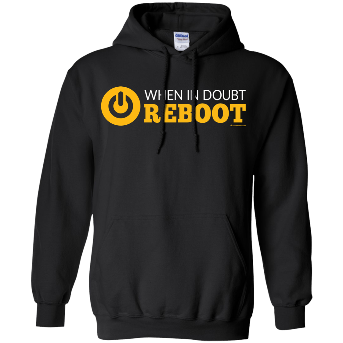 Sweatshirts Black / Small When In Doubt Reboot Pullover Hoodie