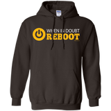 Sweatshirts Dark Chocolate / Small When In Doubt Reboot Pullover Hoodie