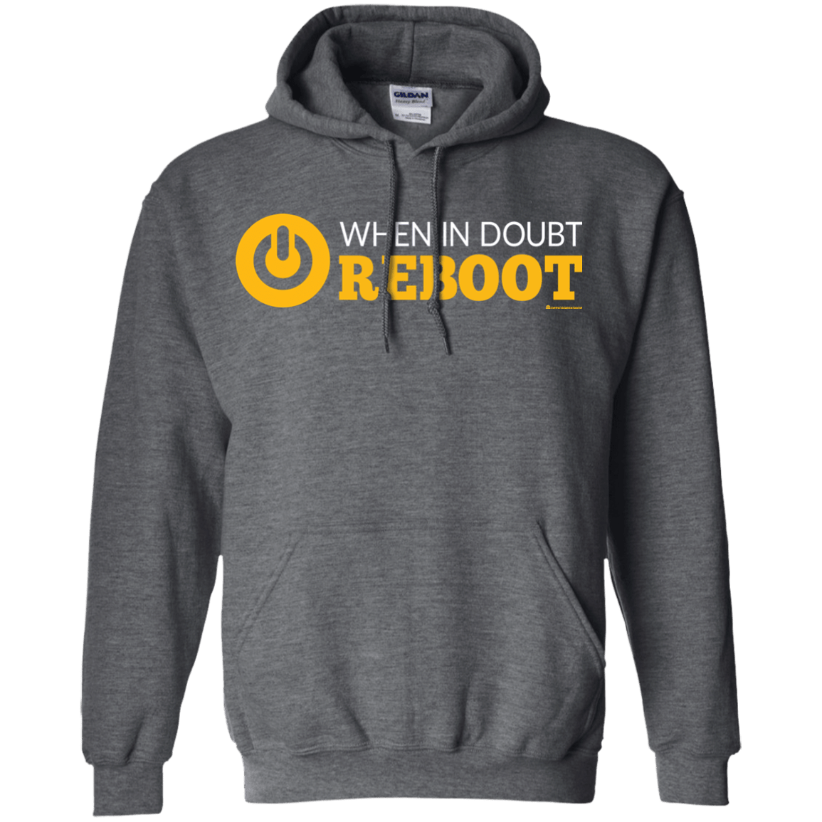 Sweatshirts Dark Heather / Small When In Doubt Reboot Pullover Hoodie