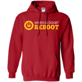 Sweatshirts Red / Small When In Doubt Reboot Pullover Hoodie