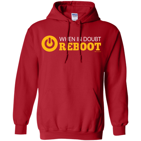 Sweatshirts Red / Small When In Doubt Reboot Pullover Hoodie