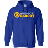 Sweatshirts Royal / Small When In Doubt Reboot Pullover Hoodie