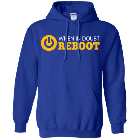Sweatshirts Royal / Small When In Doubt Reboot Pullover Hoodie